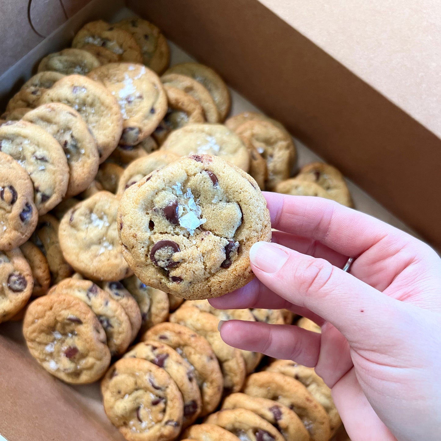 Mini Chocolate Chip Cookie Boxes