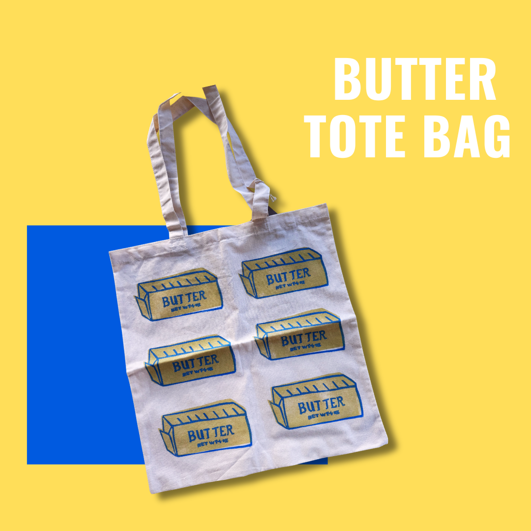 Butter Tote Bags